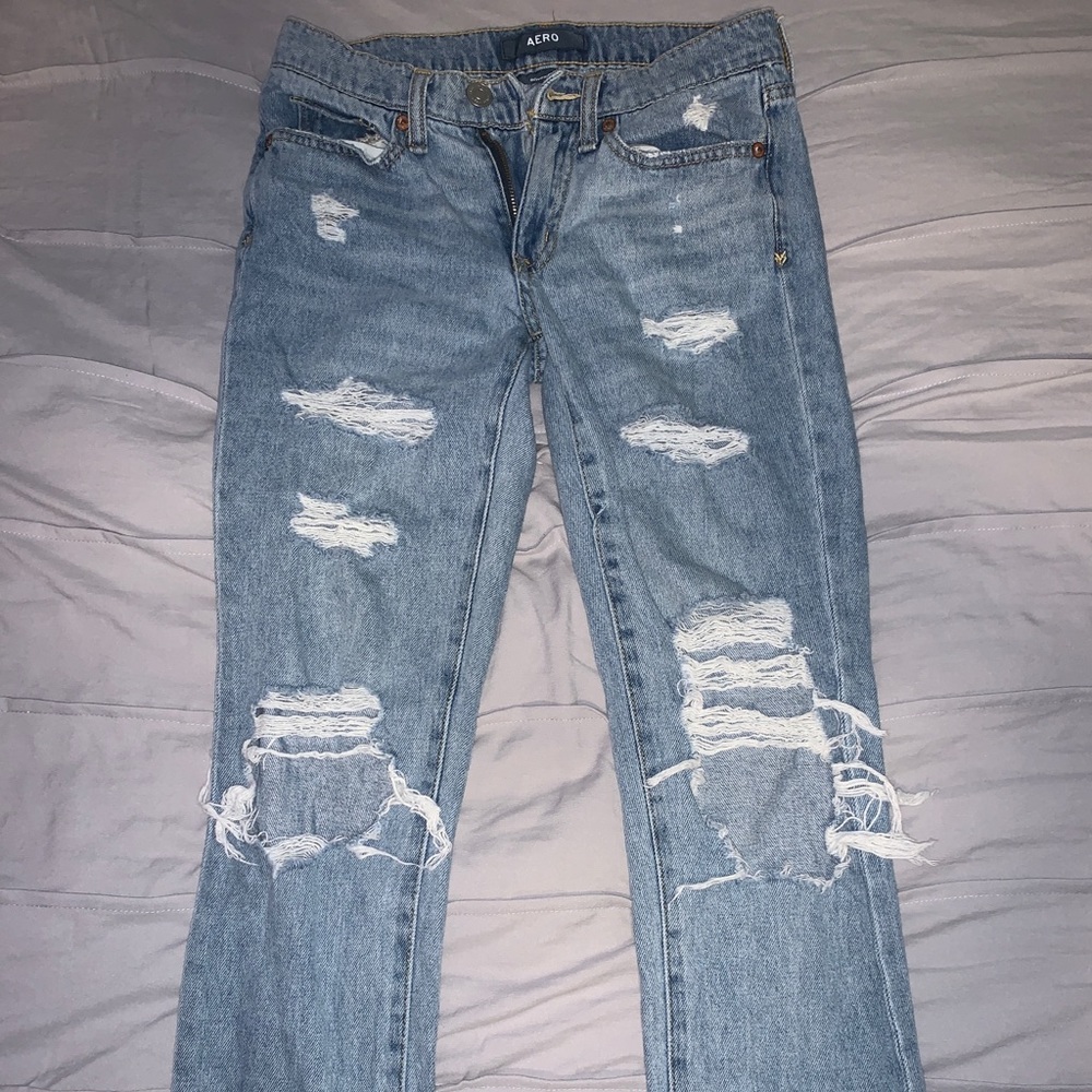 aero boyfriend ripped jeans ON SALE ONLY TODAY!!!!